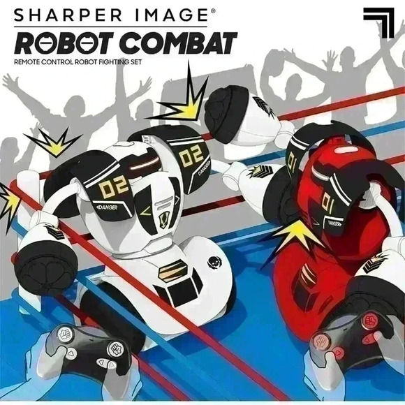 Sharper Image Remote Control Robot Combat Set, Multiplayer RC Toy Ages 6+